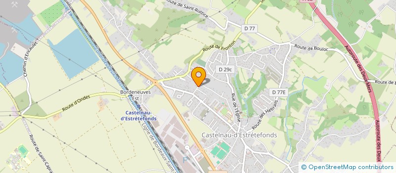 localisation de l'entreprise SCI BRODA  CASTELNAU-D'ESTRETEFONDS