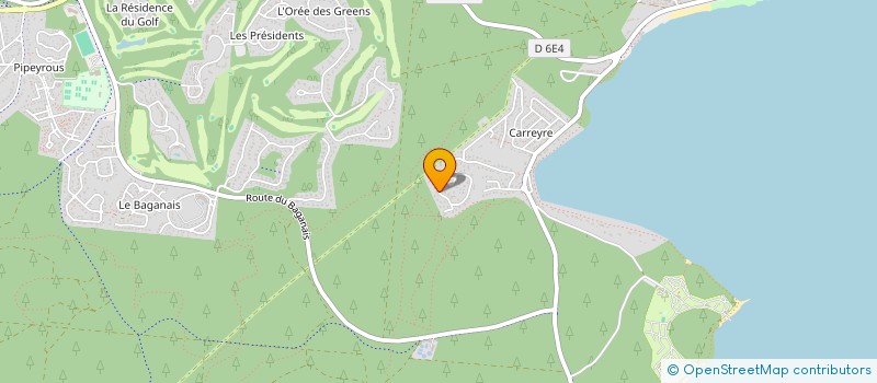 localisation de l'entreprise SCI BRODUT  LACANAU