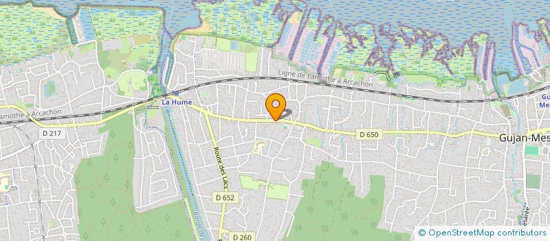 localisation de l'entreprise SCI BROGAMA  GUJAN-MESTRAS