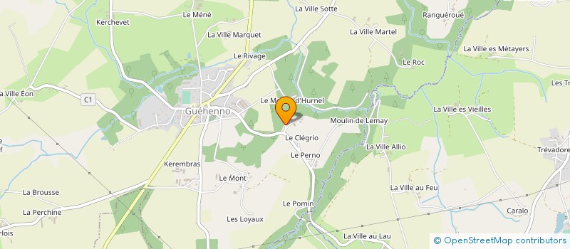 localisation de l'entreprise SCI BROGARD-GABILLET  GUEHENNO