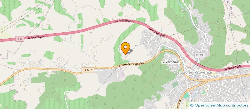 localisation de l'entreprise SCI BROGGI  LE LUC