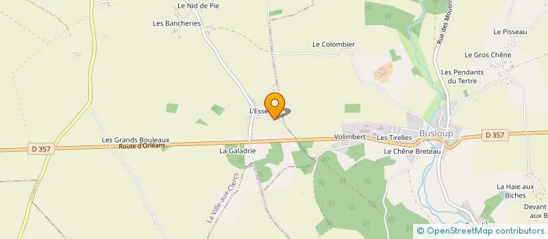 localisation de l'entreprise SCI BROGI  LA VILLE-AUX-CLERCS