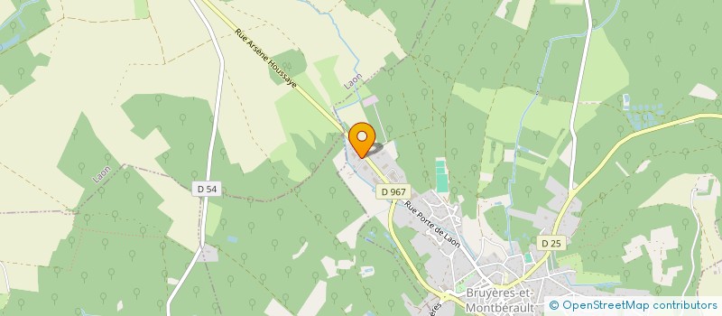 localisation de l'entreprise SCI BROHON à BRUYERES-ET-MONTBERAULT