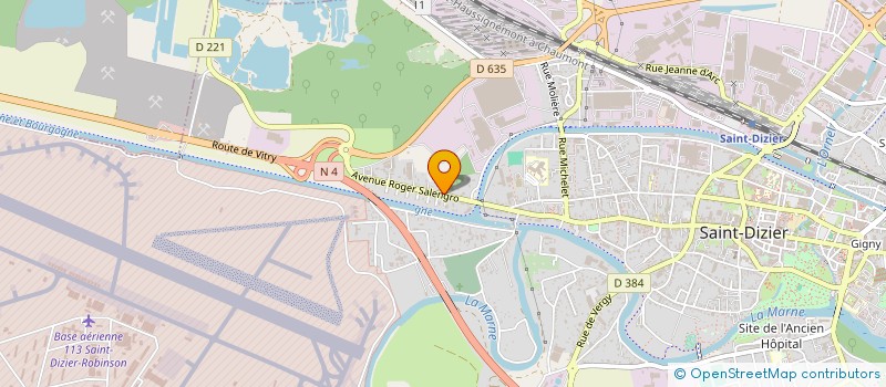 localisation de l'entreprise SCI BROISSON  SAINT-DIZIER