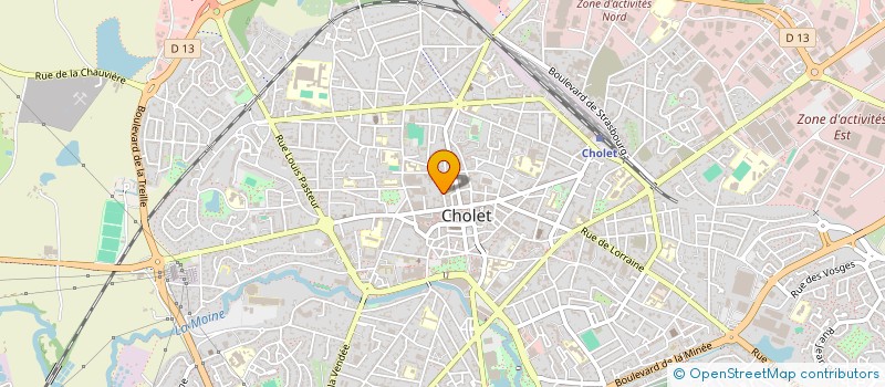 localisation de l'entreprise SCI BROK ET SCHNOK à CHOLET