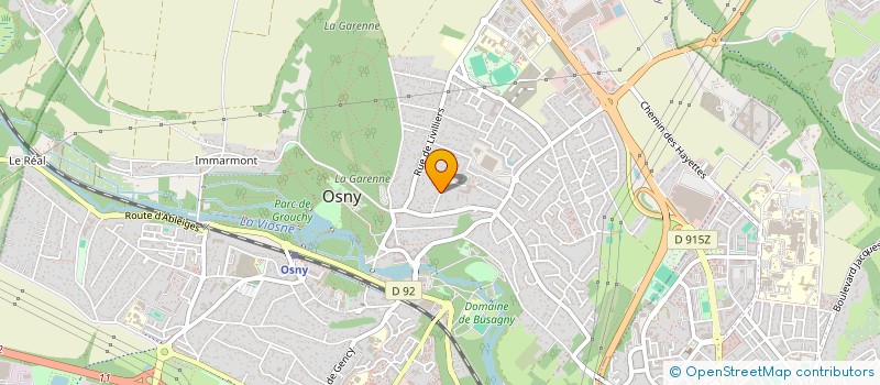 localisation de l'entreprise SCI BROKER  OSNY