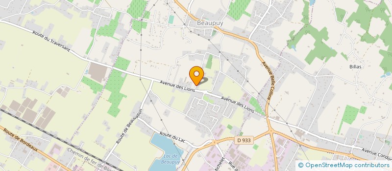 localisation de l'entreprise SCI BROLIN  BEAUPUY