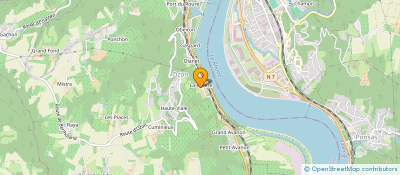 localisation de l'entreprise SCI BROLLES  OZON