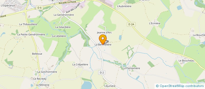 localisation de l'entreprise SCI BROMASI  DOMPIERRE-SUR-YON