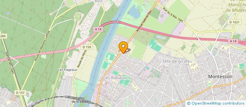 localisation de l'entreprise SCI BROMET LE GRAVEREND  MONTESSON