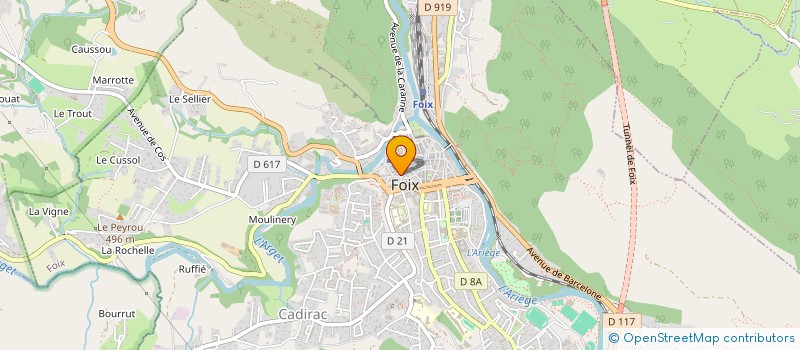 localisation de l'entreprise SCI BROMETGE à FOIX
