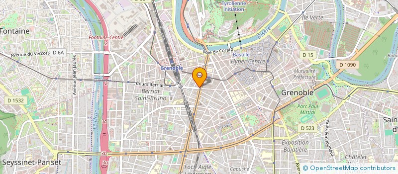 localisation de l'entreprise SCI BRON RIE  GRENOBLE
