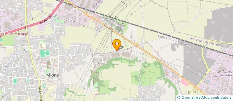 localisation de l'entreprise SCI BRONCO  SAINT-PIERRE-DE-CHANDIEU