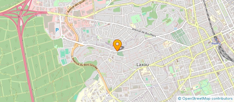 localisation de l'entreprise SCI BRONNER  LAXOU