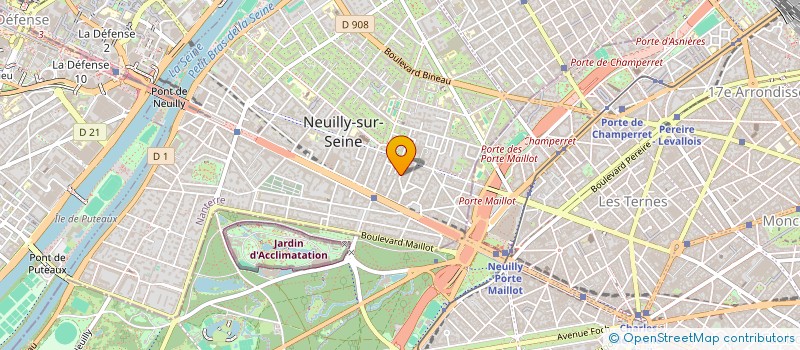 localisation de l'entreprise SCI BRONSARD à NEUILLY-SUR-SEINE