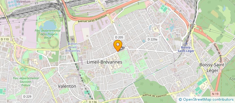 localisation de l'entreprise SCI BRONTE à LIMEIL-BREVANNES