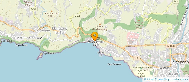 localisation de l'entreprise SCI BRONTE COOGEE à SAINT-JOSEPH
