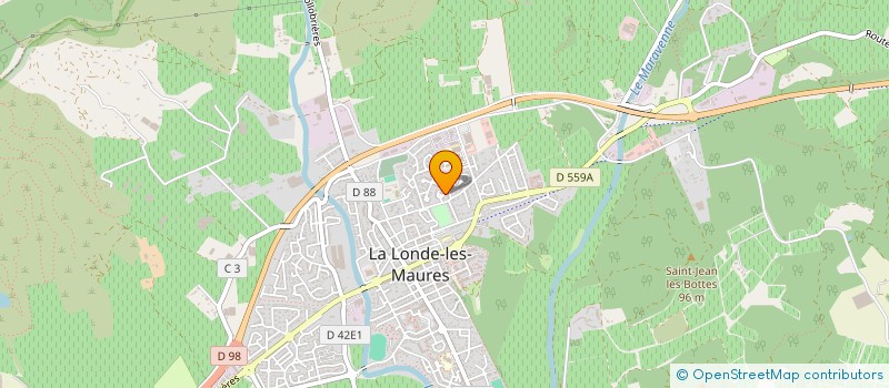 localisation de l'entreprise SCI BRONZA  LA LONDE-LES-MAURES