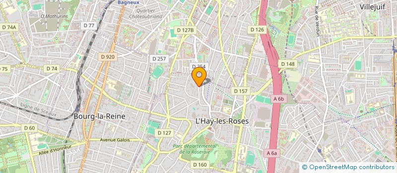 localisation de l'entreprise SCI BRONZAC  L'HAY-LES-ROSES