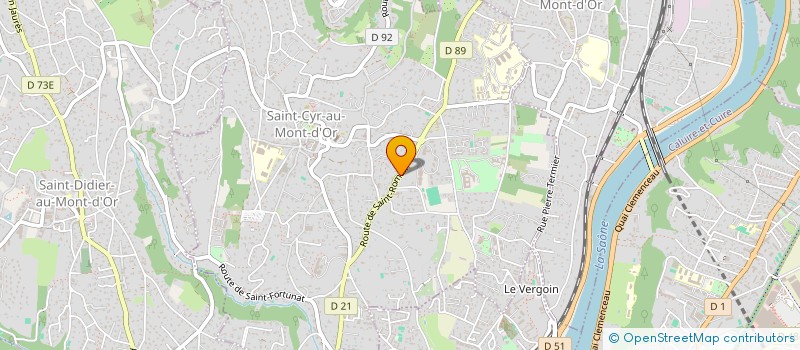 localisation de l'entreprise SCI BROOKLYN  SAINT-CYR-AU-MONT-D'OR