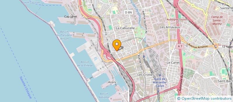 localisation de l'entreprise SCI BROQUIER à MARSEILLE