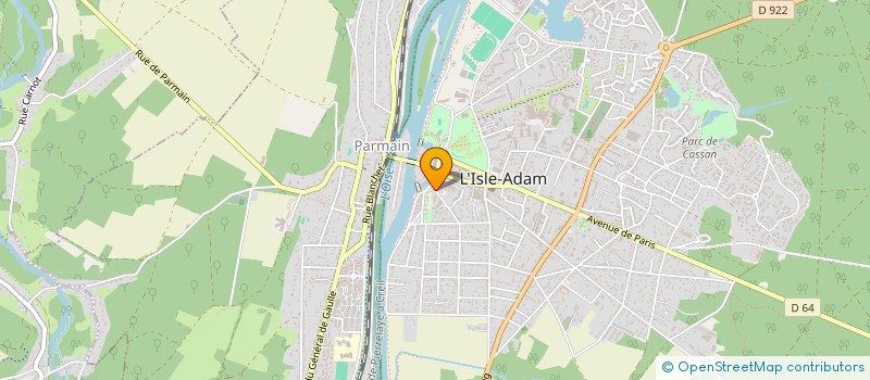 localisation de l'entreprise SCI BROS  L'ISLE-ADAM