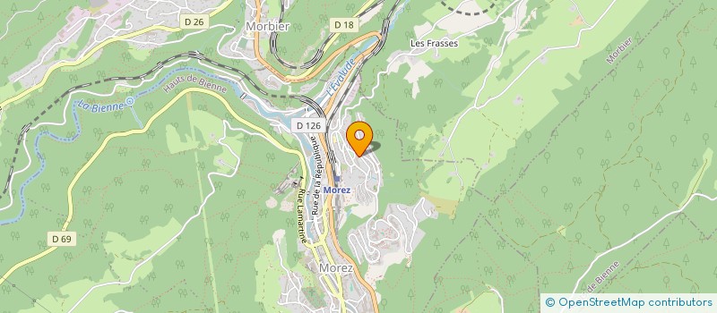 localisation de l'entreprise SCI BROS FILS  MORBIER