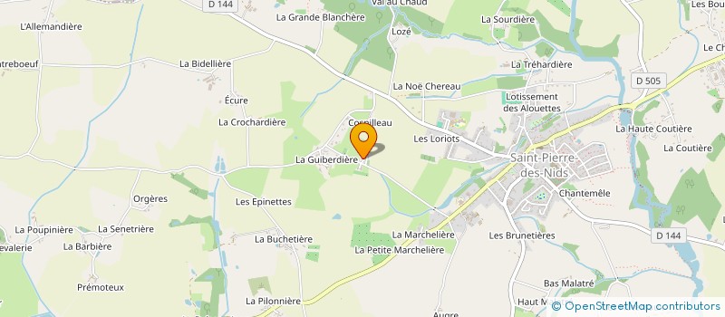 localisation de l'entreprise SCI BROSS LAND  SAINT-PIERRE-DES-NIDS