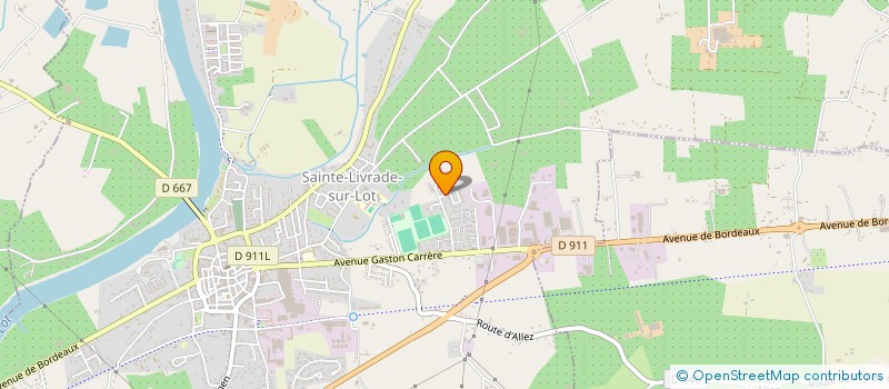 localisation de l'entreprise SCI BROSSARD  SAINTE-LIVRADE-SUR-LOT