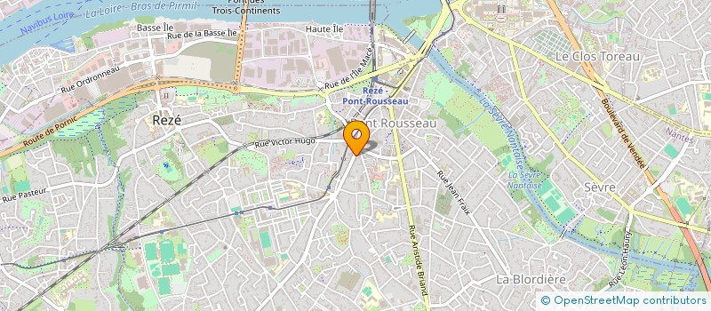 localisation de l'entreprise SCI BROSSARD-MORNAT  REZE