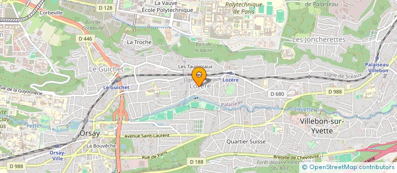 localisation de l'entreprise SCI BROSSIER FAMILY à PALAISEAU