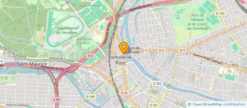 localisation de l'entreprise SCI BROSSOLETTE 14 à JOINVILLE-LE-PONT