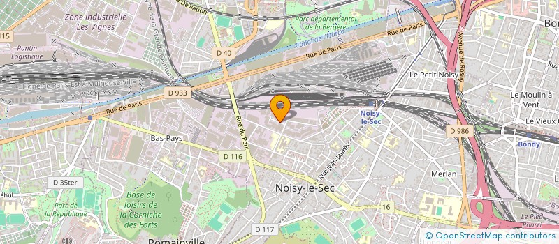 localisation de l'entreprise SCI BROSSOLETTE à NOISY-LE-SEC