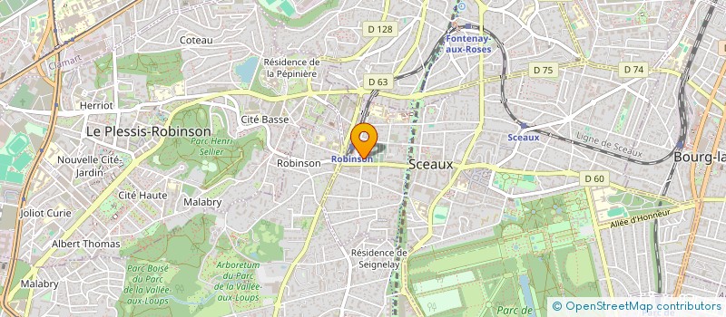 localisation de l'entreprise SCI BROSSOLETTE à SCEAUX