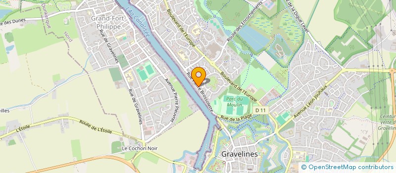 localisation de l'entreprise SCI BROSSOLETTE à GRAVELINES