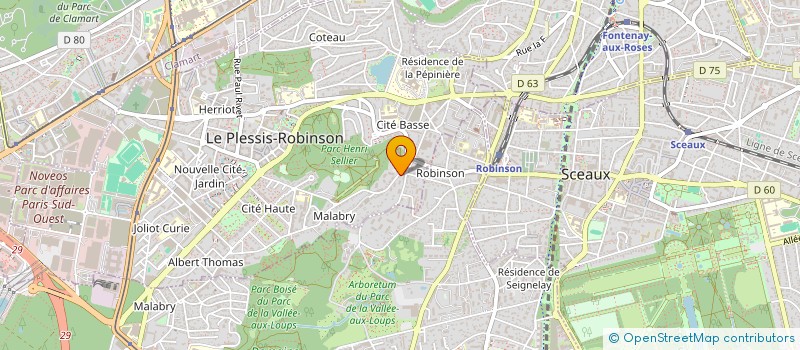 localisation de l'entreprise SCI BROSSOLETTE à LE PLESSIS-ROBINSON