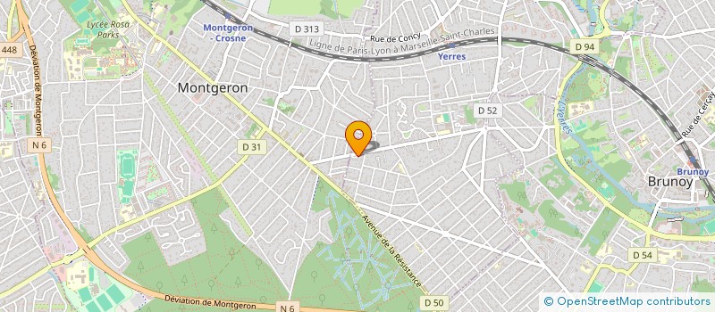 localisation de l'entreprise SCI BROSSOLETTE  YERRES