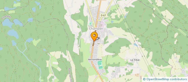 localisation de l'entreprise SCI BROTHER AND SISTER  CHAMPIER
