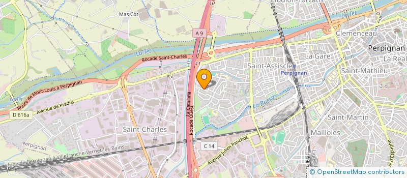 localisation de l'entreprise SCI BROTHERHOOD  PERPIGNAN