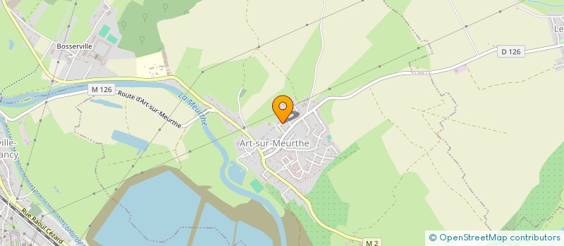 localisation de l'entreprise SCI BROTHERS AND CO  ART-SUR-MEURTHE