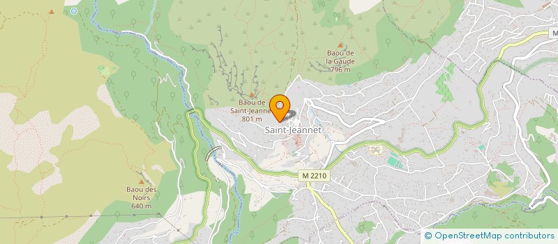 localisation de l'entreprise SCI BROTHIER  SAINT-JEANNET