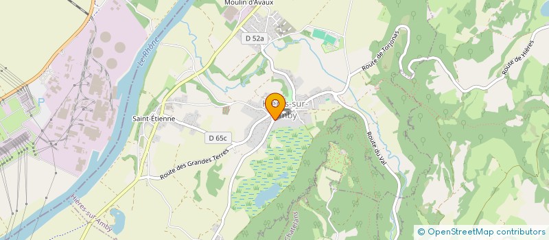 localisation de l'entreprise SCI BROTO  SAINT-BAUDILLE-DE-LA-TOUR