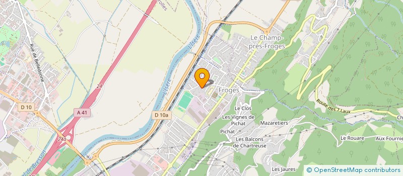 localisation de l'entreprise SCI BROTTE IMMO  FROGES