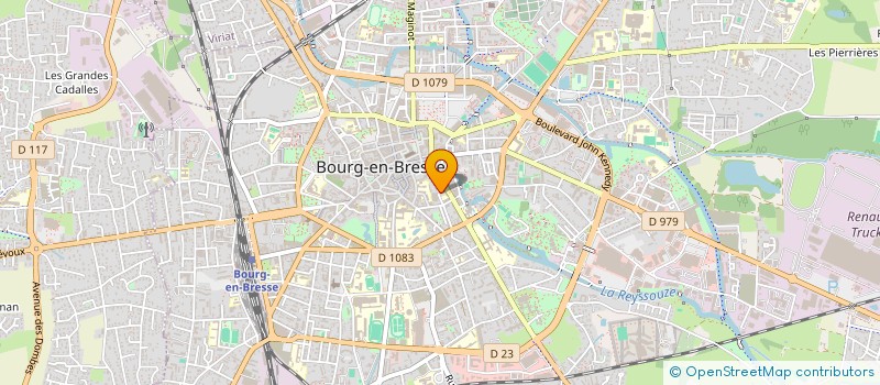 localisation de l'entreprise SCI BROU 40 à BOURG-EN-BRESSE