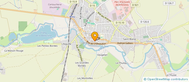 localisation de l'entreprise SCI BROU C-J. à BROU