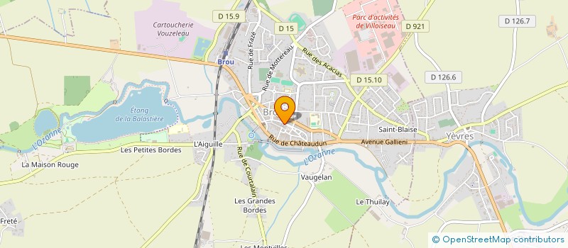 localisation de l'entreprise SCI BROU CENTRE à BROU