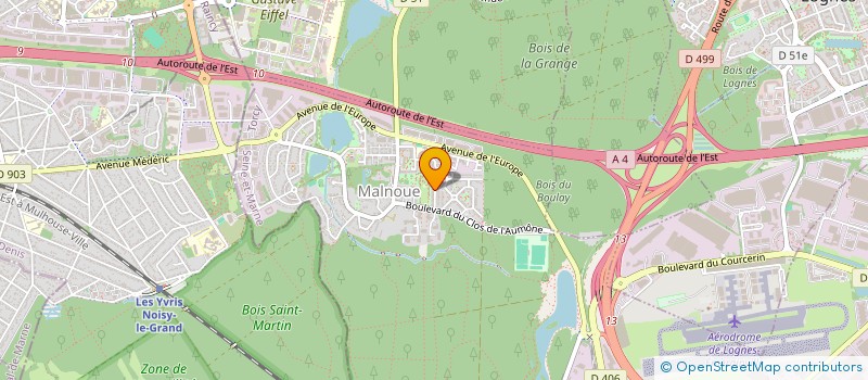 localisation de l'entreprise SCI BROU FLEURET IMMOBILIER  EMERAINVILLE