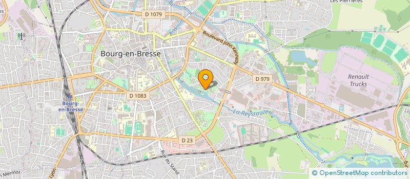 localisation de l'entreprise SCI BROU VH à BOURG-EN-BRESSE