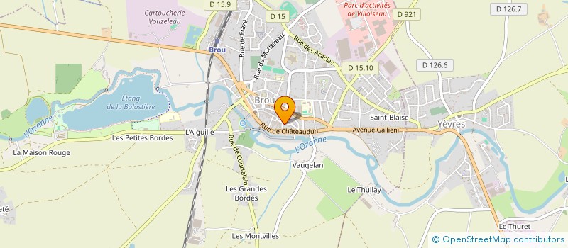 localisation de l'entreprise SCI BROU14 à BROU