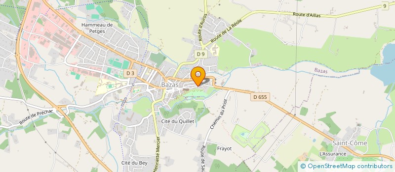 localisation de l'entreprise SCI BROUARD HURT  BAZAS
